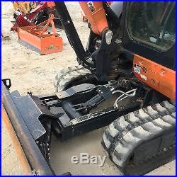 cat mini excavator 6 way blade|mini excavator front blade.